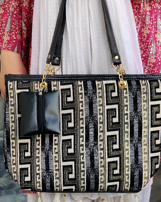 Black lines TOTE BAG